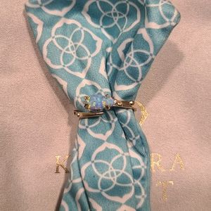 Kendra Scott Aqua Kyocera Opal Ring